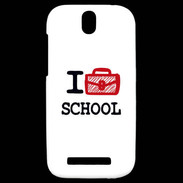 Coque HTC One SV I love School