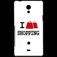 Coque Sony Xperia T I love Shopping