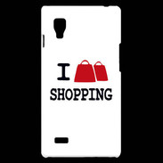Coque LG Optimus L9 I love Shopping