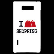 Coque LG Optimus L7 I love Shopping