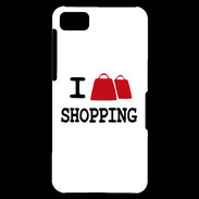 Coque Blackberry Z10 I love Shopping