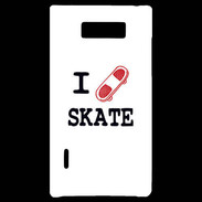 Coque LG Optimus L7 I love Skate