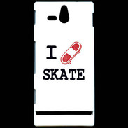 Coque Sony Xperia U I love Skate