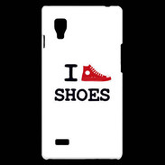 Coque LG Optimus L9 I love Shoes