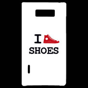 Coque LG Optimus L7 I love Shoes