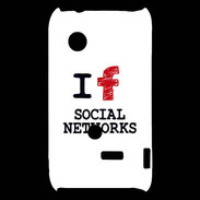 Coque Sony Xperia Typo I love Social Net