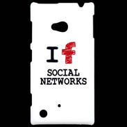 Coque Nokia Lumia 720 I love Social Net