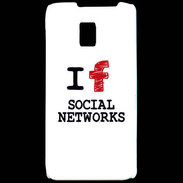 Coque LG P990 I love Social Net