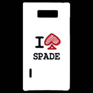 Coque LG Optimus L7 I love Spade