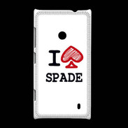 Coque Nokia Lumia 520 I love Spade