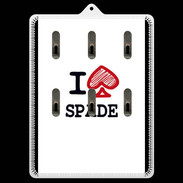 Porte clés I love Spade
