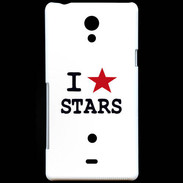 Coque Sony Xperia T I love Stars