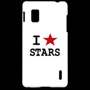 Coque LG Optimus G I love Stars