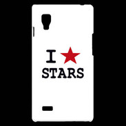 Coque LG Optimus L9 I love Stars