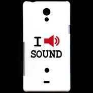 Coque Sony Xperia T I love Sound
