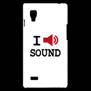 Coque LG Optimus L9 I love Sound