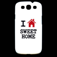 Coque Samsung Galaxy S3 I love Sweet Home
