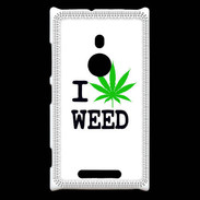Coque Nokia Lumia 925 I love Weed