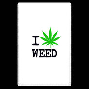 Etui carte bancaire I love Weed