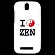Coque HTC One SV I love Zen