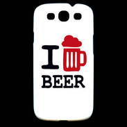 Coque Samsung Galaxy S3 I love Beer