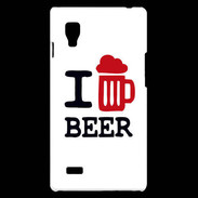 Coque LG Optimus L9 I love Beer