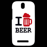 Coque HTC One SV I love Beer