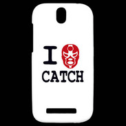 Coque HTC One SV I love Catch