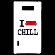 Coque LG Optimus L7 I love Chill