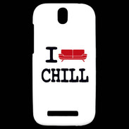 Coque HTC One SV I love Chill