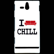 Coque Sony Xperia U I love Chill