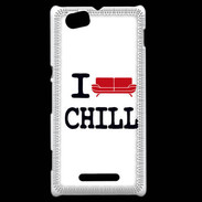 Coque Sony Xperia M I love Chill