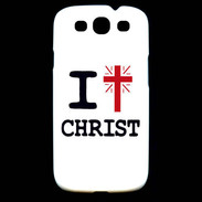 Coque Samsung Galaxy S3 i love Christ