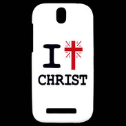 Coque HTC One SV i love Christ