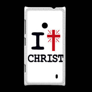 Coque Nokia Lumia 520 i love Christ