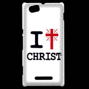 Coque Sony Xperia M i love Christ