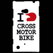 Coque Nokia Lumia 720 i love Cross Motor