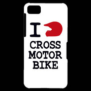 Coque Blackberry Z10 i love Cross Motor