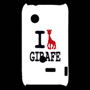Coque Sony Xperia Typo I love Girafe