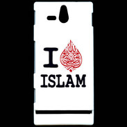 Coque Sony Xperia U I love Islam
