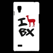 Coque LG Optimus L9 I love Lama