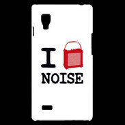 Coque LG Optimus L9 I love Noise