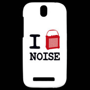 Coque HTC One SV I love Noise