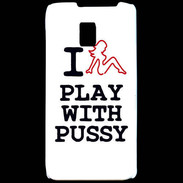 Coque LG P990 I love Play Pussy