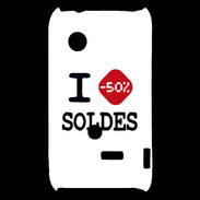 Coque Sony Xperia Typo I love Soldes
