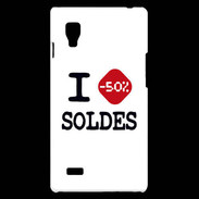 Coque LG Optimus L9 I love Soldes