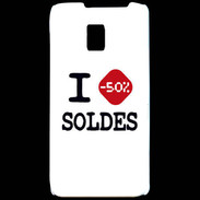 Coque LG P990 I love Soldes