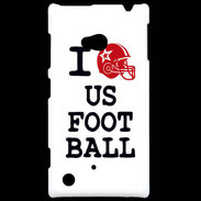 Coque Nokia Lumia 720 I love US Football