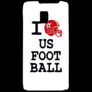 Coque LG P990 I love US Football
