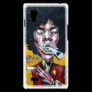 Coque LG Optimus L9 Smoke graffiti PB 5